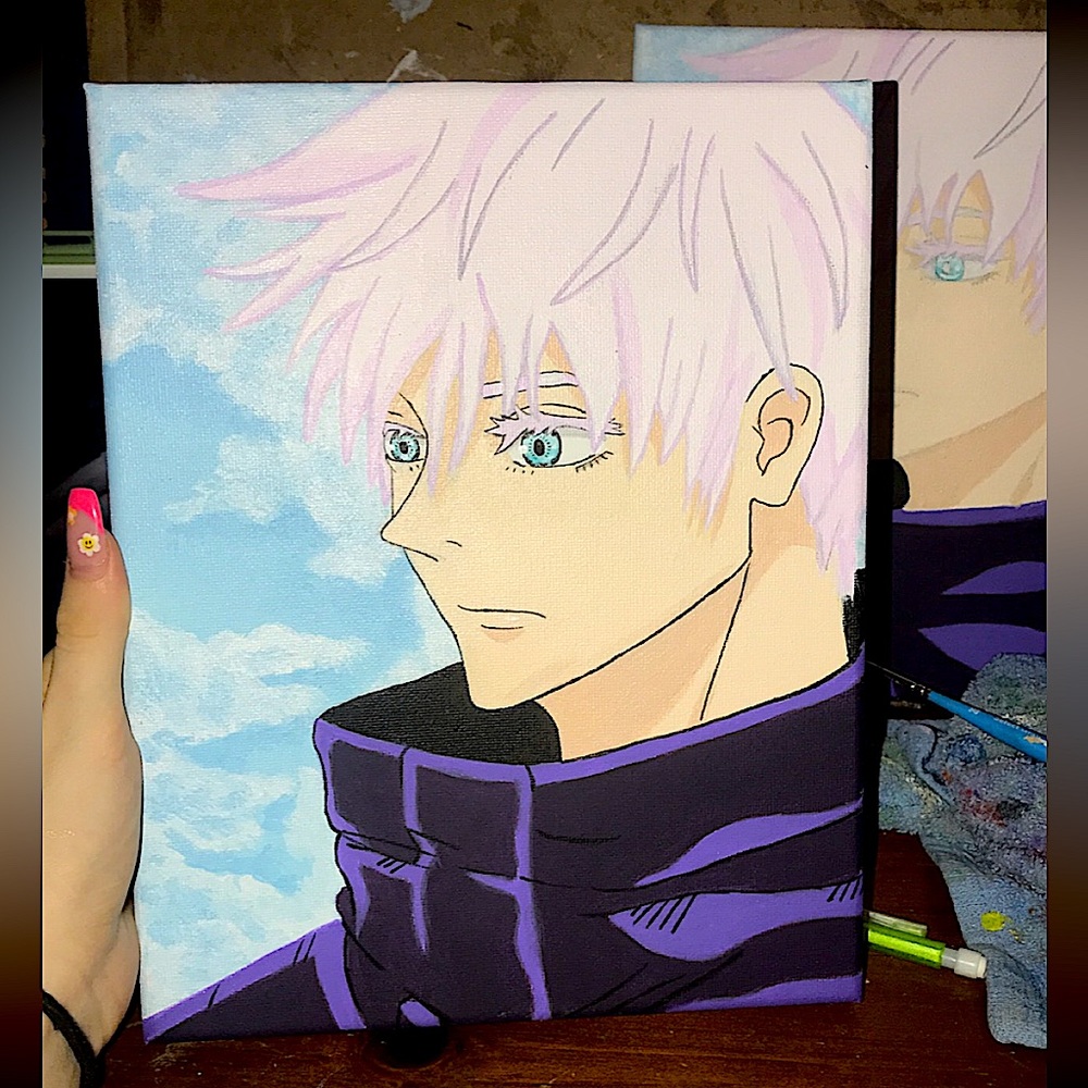 Jujutsu Kaisen Gojo Painting custom